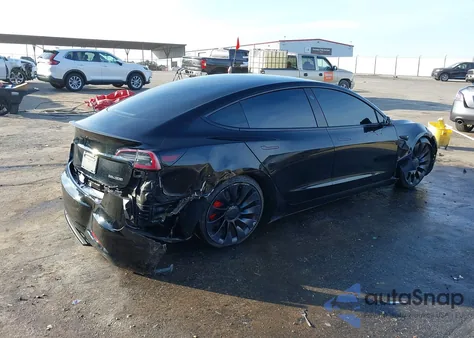 2021 Tesla Model 3 Performance Dual Motor All-Wheel Drive from USA, damaged, VIN 5YJ3E1EC5MF084606